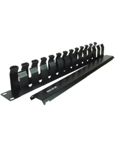 Panel guía cables con tapa para rack 19' phasak pa 5095/ altura 1u