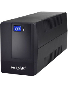 Sai línea interactiva phasak 2000 va lcd/ 2000va/ 4 salidas/ formato torre