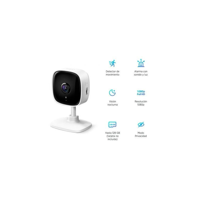 Cámara de videovigilancia tp-link tapo c100/ visión nocturna/ control desde app