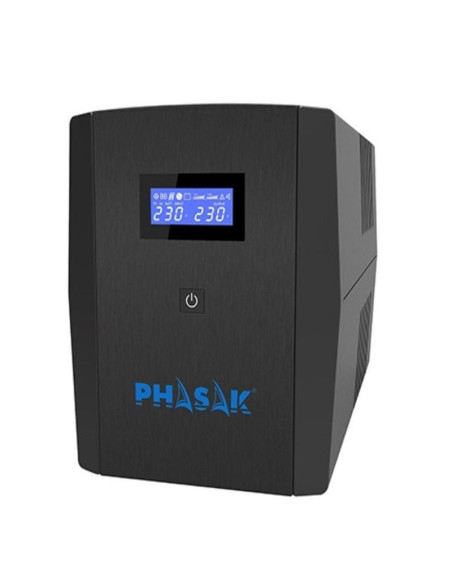 Sai línea interactiva phasak sirius 2260 va interactive/ 2260va-1320w/ 4 salidas/ formato torre