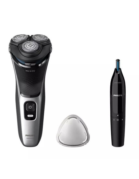 Afeitadora philips shaver series 3000 s3143/02/ con batería / 2 accesorios