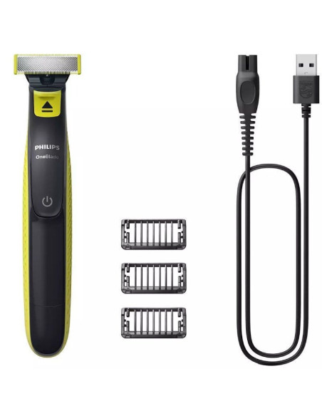 Cortabarbas philips oneblade qp2724/10/ con batería/ 3 accesorios