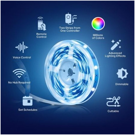 Tira led tp-link tapo tl61-5/ 5m/ 13.5w