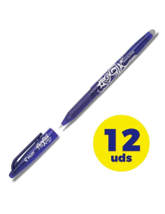 Caja de bolígrafos de tinta borrable pilot frixion nfa/ 12 unidades/ azules