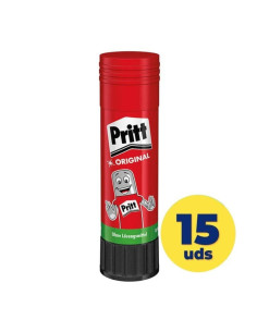 Expositor de pegamento en barra pritt/ 43g/ 15 unidades