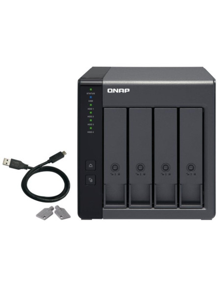 Das qnap tr-004/ 4 bahías 3.5'- 2.5'/ formato torre