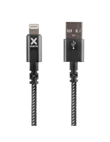 Cable usb 2.0 lightning xtorm cx2011/ usb macho - lightning macho/ 1m/ negro