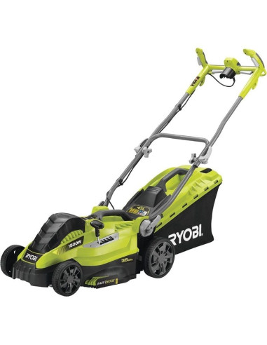 Cortacésped ryobi rlm15e36h/ 1500w/ corte ø36cm/ incluye recolector de hierba 45l y adaptador mulching