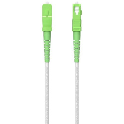 Cable de fibra óptica g657a2 3.0 9/125 smf aisens a152-0616/ lszh/ 80m/ blanco