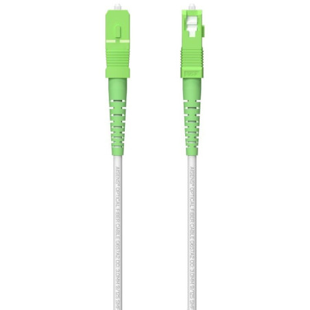 Bobina de fibra óptica g657a2 3.0 9/125 smf aisens a152-0620/ lszh/ 200m/ blanco