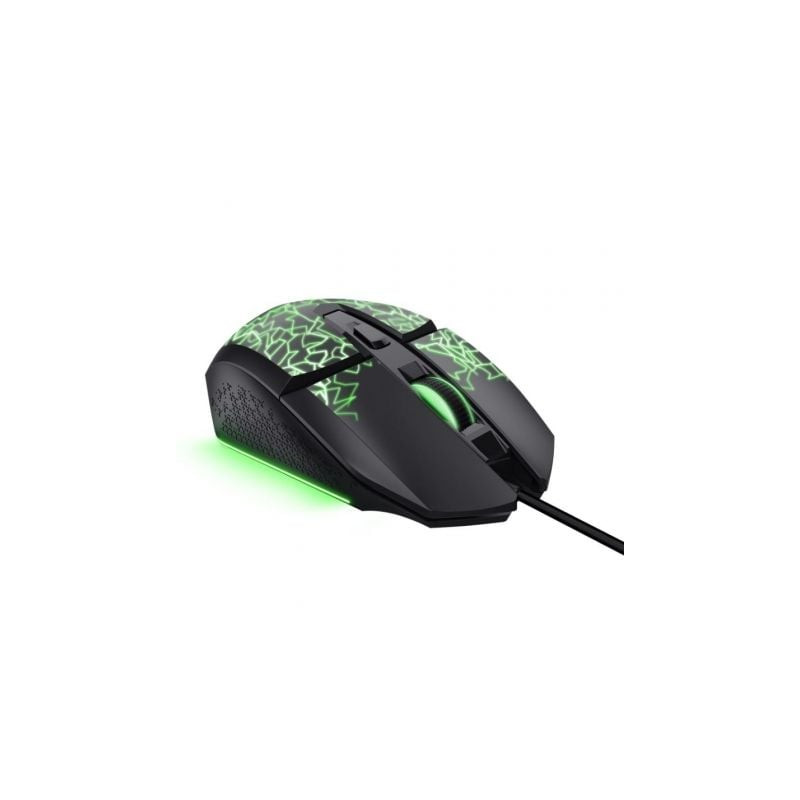 Ratón gaming trust gaming gxt 113 felox 25749/ hasta 6400 dpi