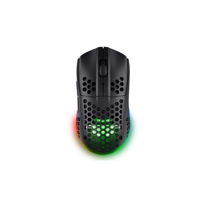 Ratón gaming inalámbrico trust gaming gxt 929 helox/ batería recargable/ hasta 4800 dpi
