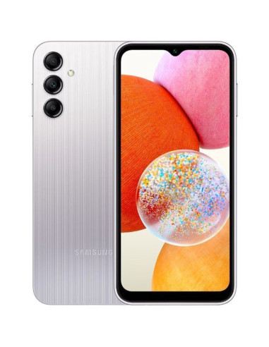 Smartphone samsung galaxy a14 lte 4gb/ 128gb/ 6.6'/ plata