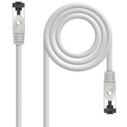 Cable de red rj45 sstp nanocable 10.20.2010 cat.8.1/ 10m/ gris