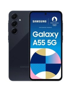 Smartphone samsung galaxy a55 enterprise edition 8gb/ 128gb/ 6.6'/ 5g/ negro eclipse
