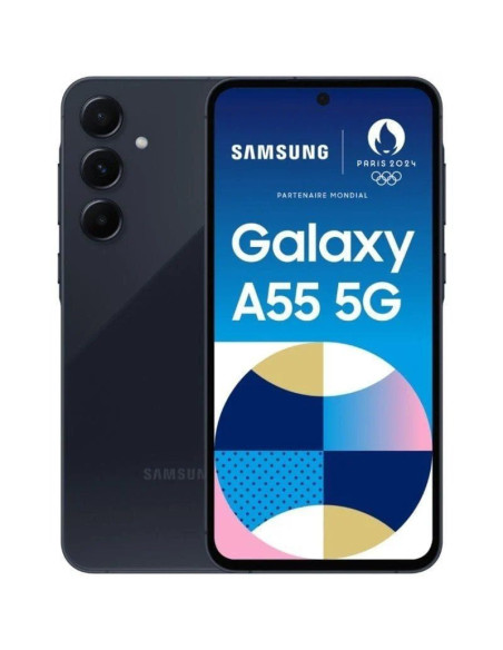 Smartphone samsung galaxy a55 enterprise edition 8gb/ 128gb/ 6.6'/ 5g/ negro eclipse