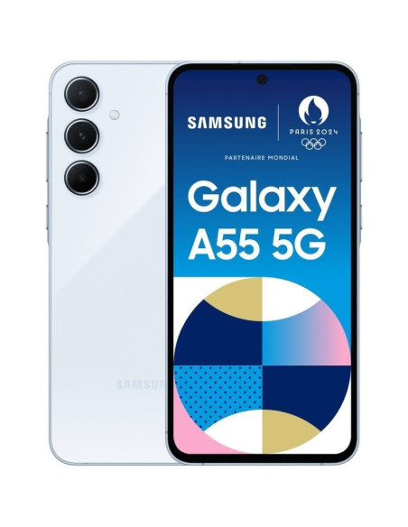 Smartphone samsung galaxy a55 8gb/ 128gb/ 6.6'/ 5g/ azul cielo