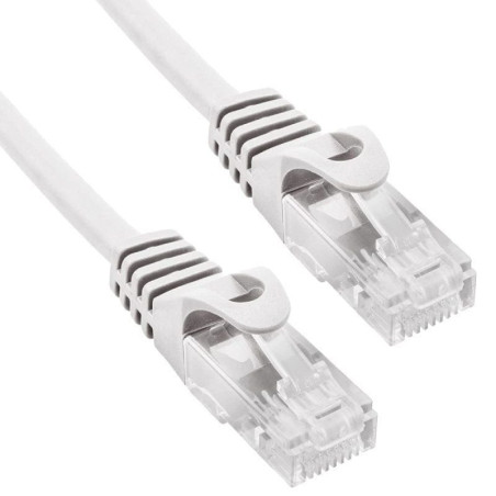 Cable de red rj45 utp phasak phk 1552 cat.6/ 25cm/ gris
