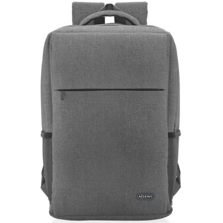 Mochila aisens asbg-bp081-gr para portátiles hasta 17'/ gris