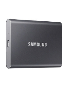 Disco externo ssd samsung portable t7 1tb/ usb 3.2/ gris