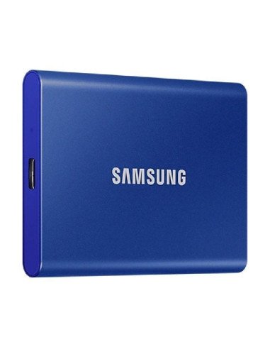 Disco externo ssd samsung portable t7 2tb/ usb 3.2/ azul