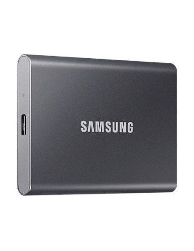 Disco externo ssd samsung portable t7 4tb/ usb 3.2/ gris