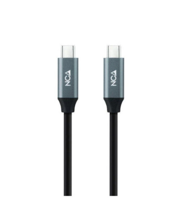 Cable usb 3.2 tipo-c nanocable 10.01.4303/ usb tipo-c macho - usb tipo-c macho/ 3m/ gris y negro