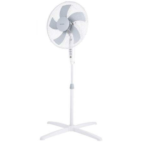 Ventilador de pie grunkel fan-165x/ 50w/ 5 aspas 40cm/ 3 velocidades