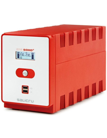 Sai línea interactiva salicru sps 1600 soho+ iec/ 1600va-960w/ 6 salidas/ formato torre