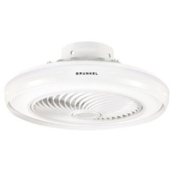 Ventilador de techo grunkel skywind-20b/ 7w/ 5 aspas 50cm/ 6 velocidades