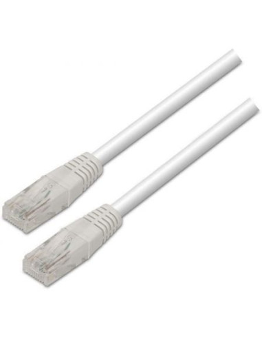 Cable de red rj45 utp aisens a133-0197/ cat.5e/ 1m/ blanco