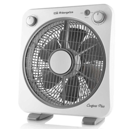 Ventilador de suelo orbegozo box fan bf 0138/ 40w/ 6 aspas 30cm/ 3 velocidades