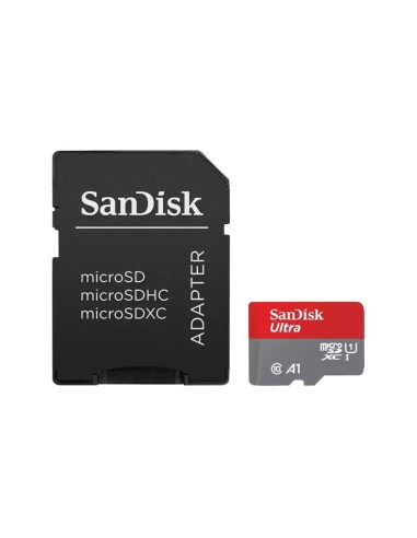 Tarjeta de memoria sandisk ultra 64gb microsd xc con adaptador/ clase 10/ 140mbs