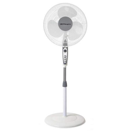 Ventilador de pie orbegozo sf 0147/ 50w/ 3 aspas 40cm/ 3 velocidades