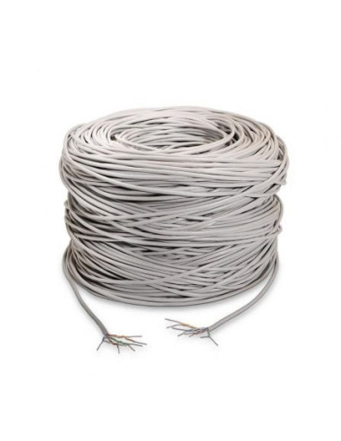 Bobina de cable rj45 utp aisens a133-0208 cat.5e/ 100m/ gris