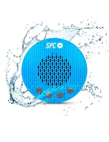 Altavoz con bluetooth spc bt splash 2/ 5w/ 1.0/ azul