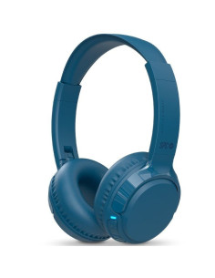 Auriculares inalámbricos spc heron 2 studio/ con micrófono/ bluetooth/ azules