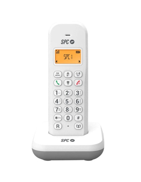 Teléfono inalámbrico spc keops 7334b/ blanco