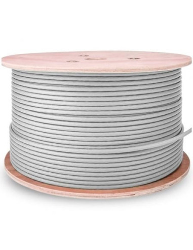 Bobina de cable rj45 awg23 utp aisens a135-0750 cat.6/ 305m/ gris