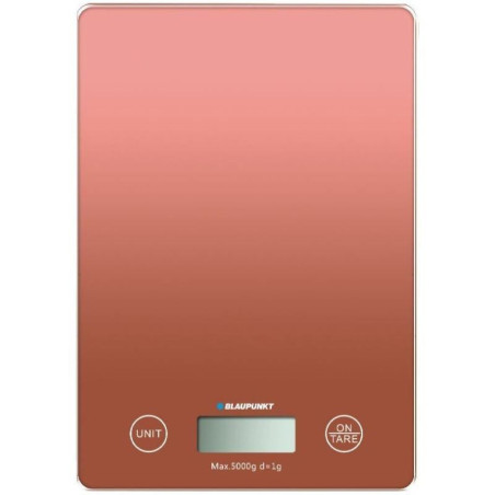 Báscula de cocina electrónica blaupunkt bp4013/ hasta 5kg/ naranja claro