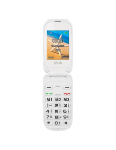 Teléfono móvil spc harmony para personas mayores/ blanco