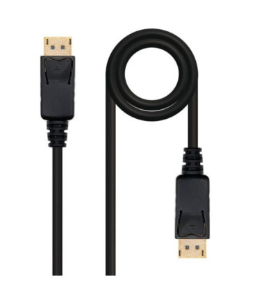 Cable displayport 1.2 4k nanocable 10.15.2301/ displayport macho - displayport macho/ 1m/ negro
