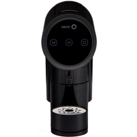 Cafetera de cápsulas delta q iconiq/ negra