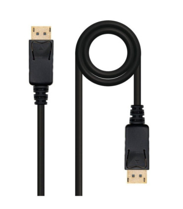 Cable displayport 1.2 4k nanocable 10.15.2303/ displayport macho - displayport macho/ 3m/ negro