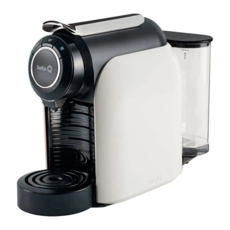 Cafetera de cápsulas delta qool evolution/ blanca