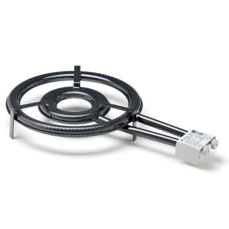 Paellero flames vlc t-460/ 2 quemadores/ diámetro 46cm
