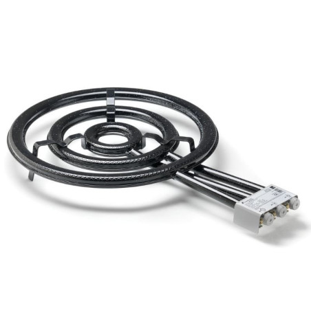 Paellero flames vlc t-600/ 3 quemadores/ diámetro 60cm