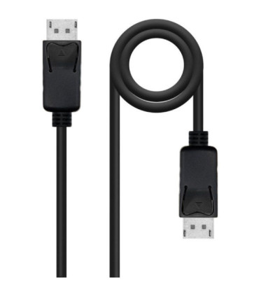 Cable displayport nanocable 10.15.2701-l150/ displayport macho - displayport macho/ 1.5m/ negro