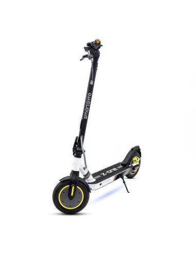 Patinete eléctrico smartgyro z-one certificado/ motor 400w/ ruedas 10'/ 25km/h/ autonomía 30km/ gris