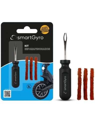 Kit repara pinchazos smartgyro sg27-412 para ruedas neumáticas tubeless